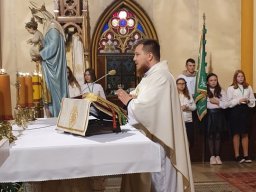 Błogosławieństwo nowej Margaretki modlącej się w intencji ks. Krystiana, 07.10.2022